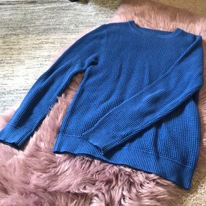Deep blue sweater